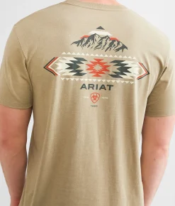 Graphic T-Shirts | Ariat San Juan Diamond T-Shirt Sage Heather