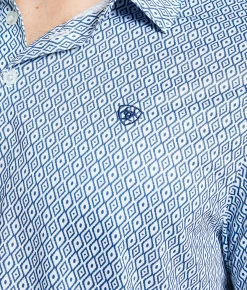 Tops | Ariat Santos Fitted ClimateTEK Polo Cream