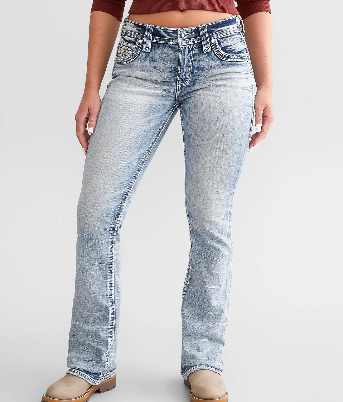 Jeans|Bottoms | Rock Revival Saoirse Easy Boot Stretch Jean Saoirse E207