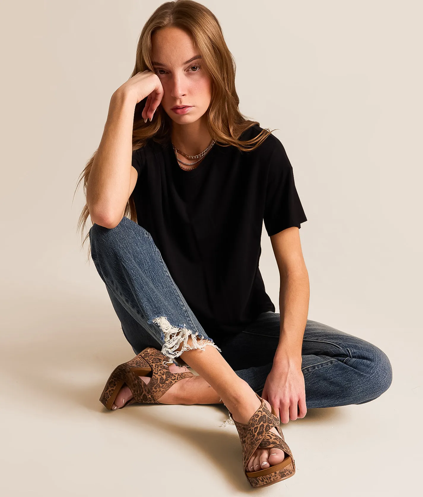 Shoes | Very G Sasha Wedge Sandal Leopard