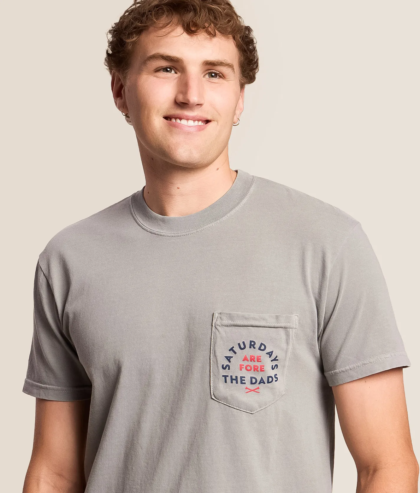Barstool Sports® Saturdays Are For The Dads USA T-Shirt Grey Online