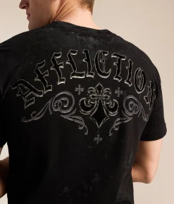Tops|Graphic T-Shirts | Affliction Savage Void T-Shirt Black