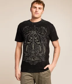 Tops|Graphic T-Shirts | Affliction Savage Void T-Shirt Black