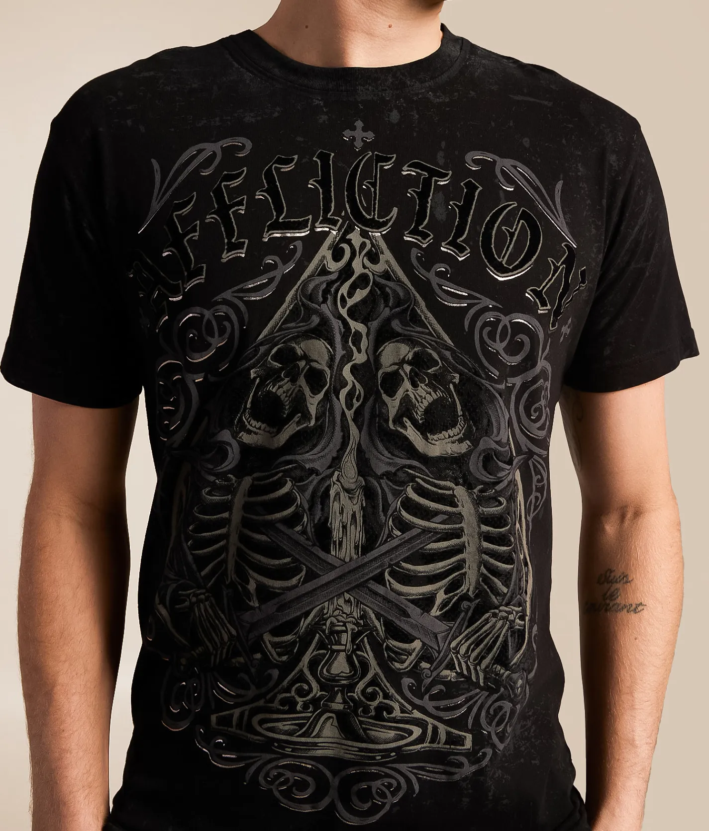 Tops|Graphic T-Shirts | Affliction Savage Void T-Shirt Black