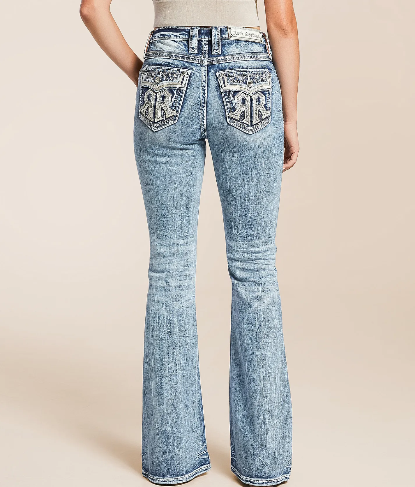 Bottoms | Rock Revival Savannah High Rise Flare Stretch Jean Savannah UF205