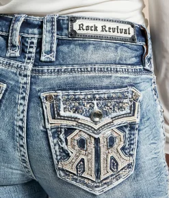 Jeans|Bottoms | Rock Revival Savannah Mid-Rise Boot Stretch Jean Savannah MB202