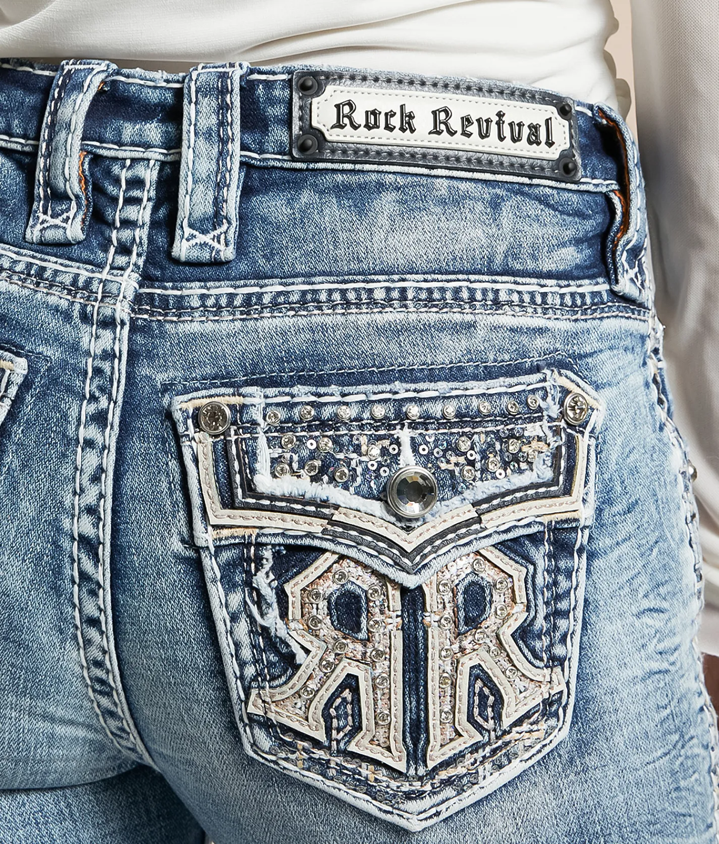 Jeans|Bottoms | Rock Revival Savannah Mid-Rise Boot Stretch Jean Savannah MB202
