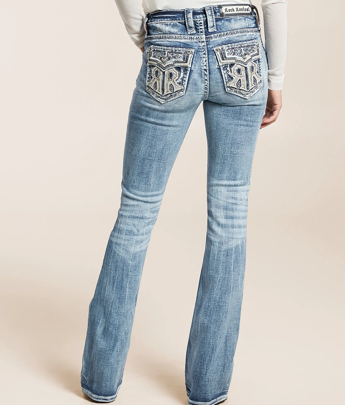 Jeans|Bottoms | Rock Revival Savannah Mid-Rise Boot Stretch Jean Savannah MB202