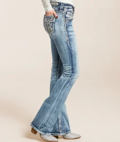 Jeans|Bottoms | Rock Revival Savannah Mid-Rise Boot Stretch Jean Savannah MB202