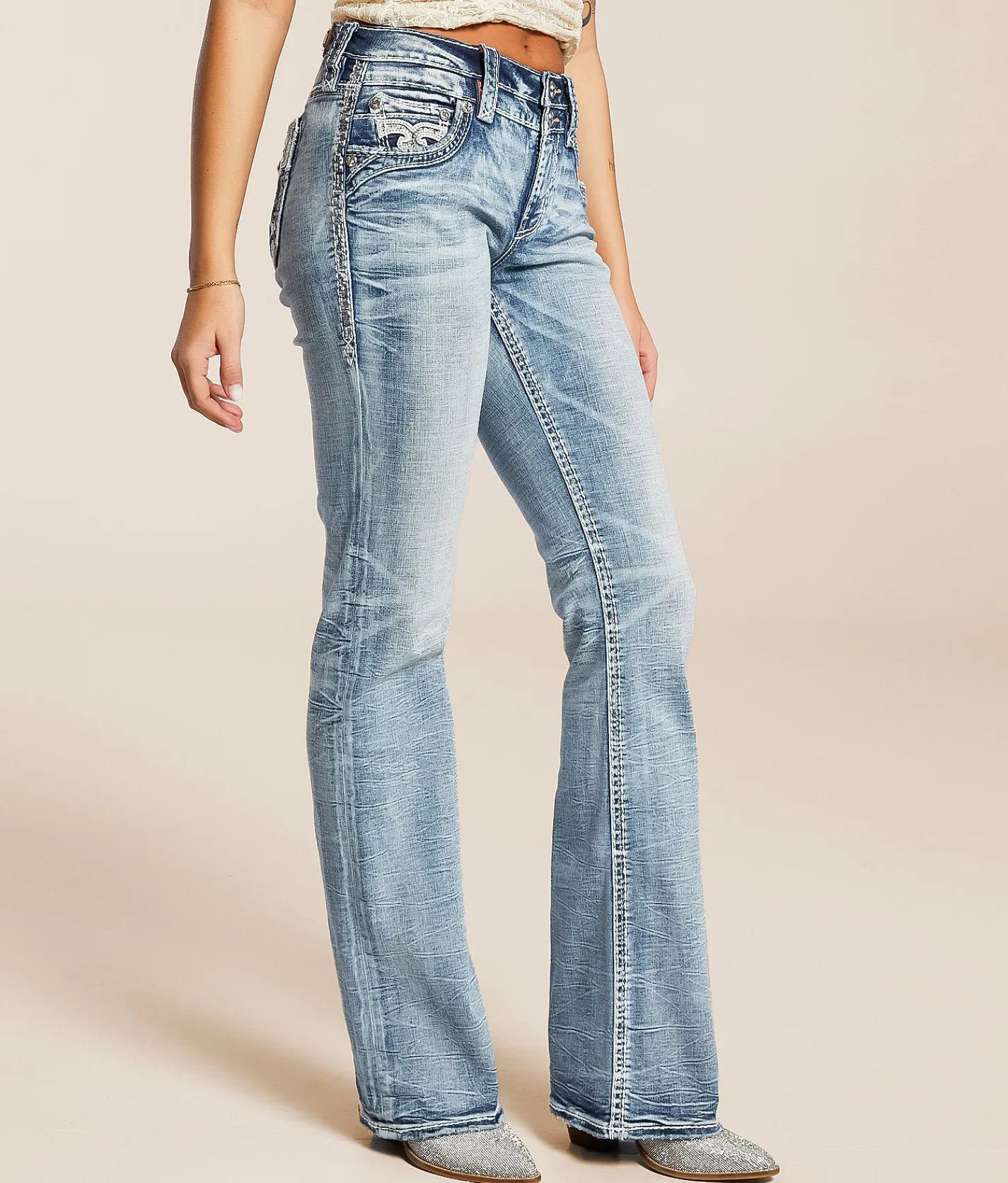 Bottoms | Rock Revival Savannah Universal Boot Stretch Jean Savannah NB203
