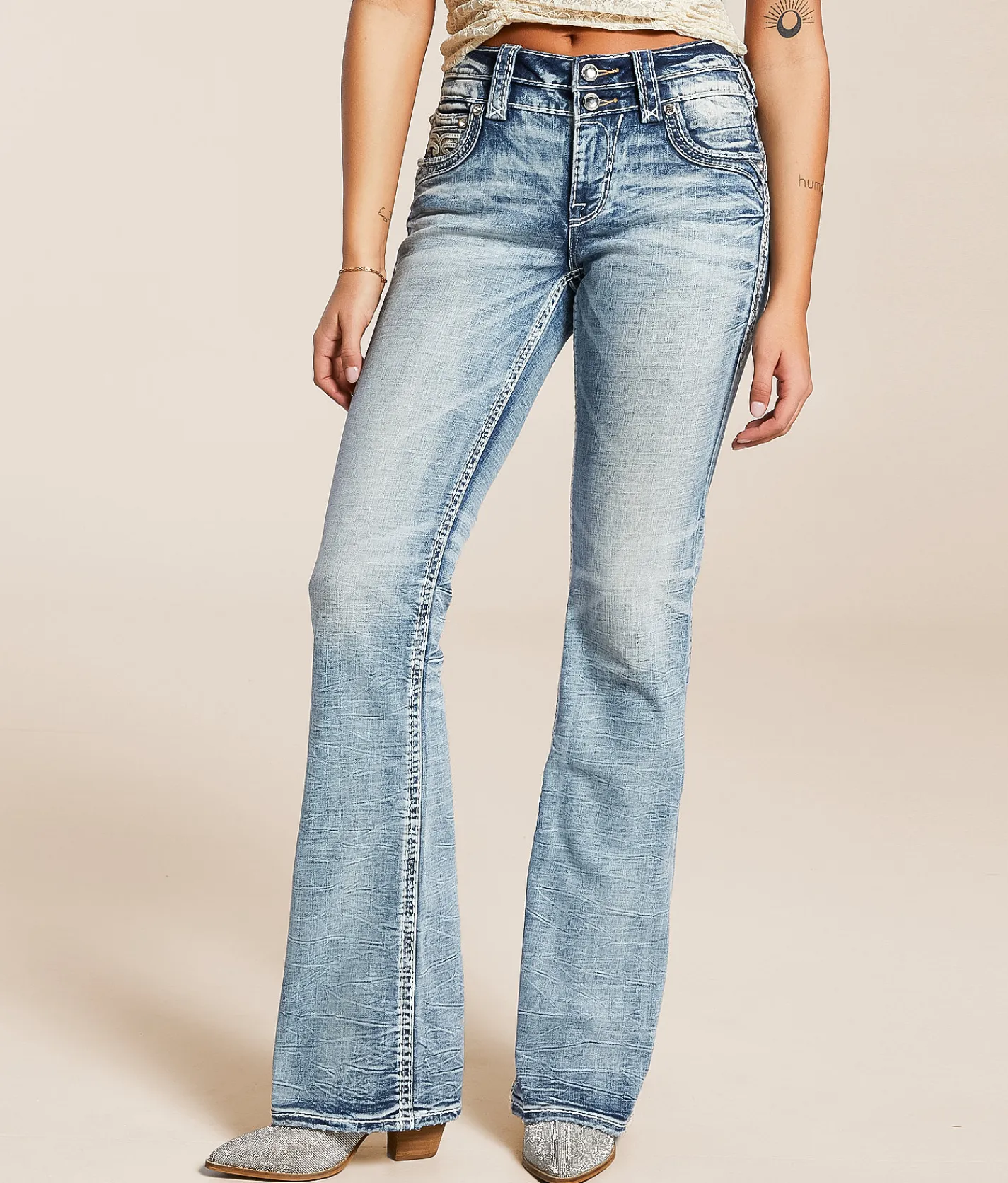 Bottoms | Rock Revival Savannah Universal Boot Stretch Jean Savannah NB203