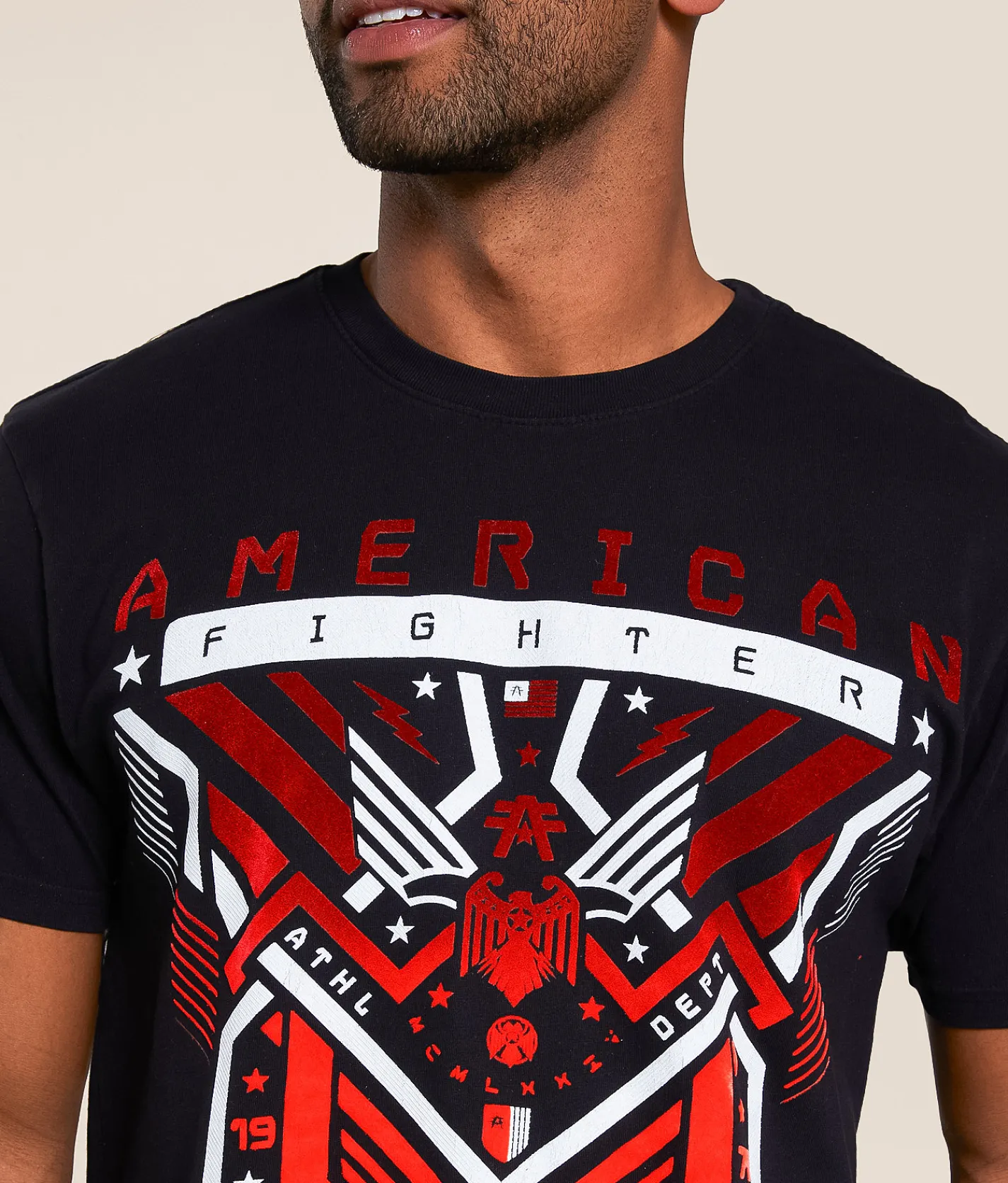 Tops|Graphic T-Shirts | American Fighter Sawgrass T-Shirt Black