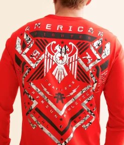 American Fighter Sawgrass T-Shirt Red Outlet