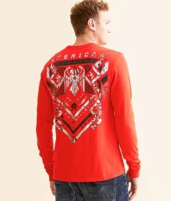 American Fighter Sawgrass T-Shirt Red Outlet