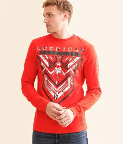 American Fighter Sawgrass T-Shirt Red Outlet