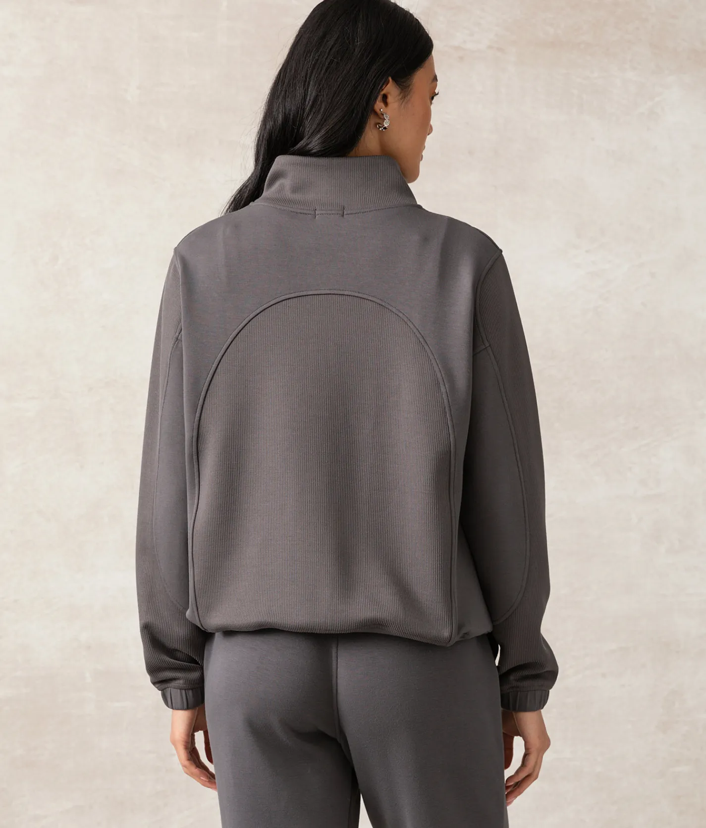 Buckle Black Sawyer Quarter Zip Pullover Charcoal New