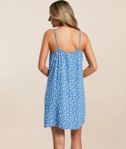 Billabong 90s Babe Mini Dress True Blue New