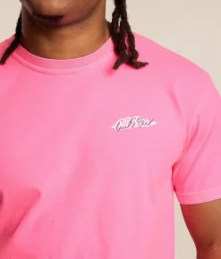 Tops|Graphic T-Shirts | Old Row 80s Camo Retro T-Shirt Neon Pink