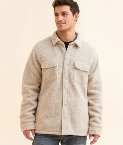 Coats & Jackets | Flag & Anthem Scarsdale Sherpa Shacket Oatmeal
