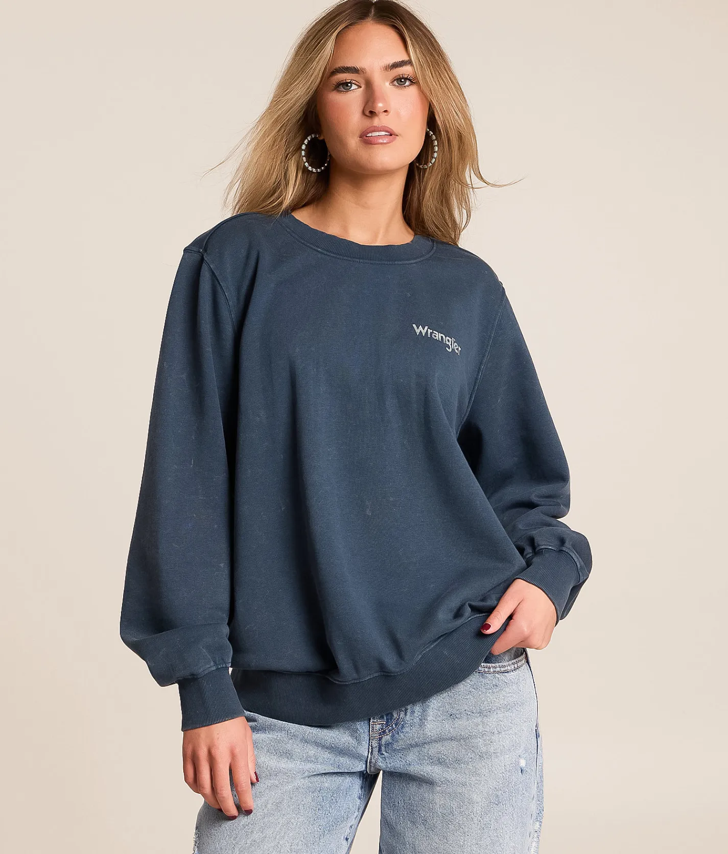 Wrangler® Scenic Pullover Midnight Navy