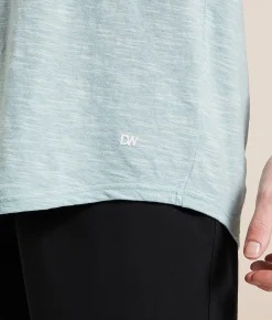 Tops | Departwest Scoop Neck Tank Top Sterling Blue