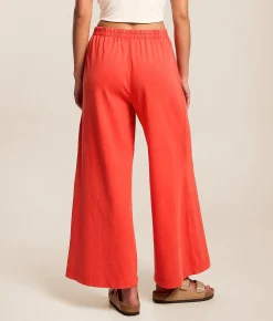 Bottoms | Z Supply Scout Jersey Flare Pants Lychee