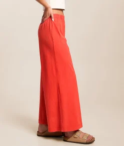 Bottoms | Z Supply Scout Jersey Flare Pants Lychee