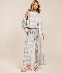Bottoms | Z Supply Scout Striped Pant Summer Stone