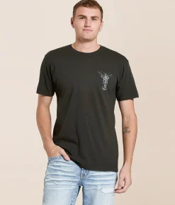 Tops|Graphic T-Shirts | Sullen Scythe Angel T-Shirt Rosin