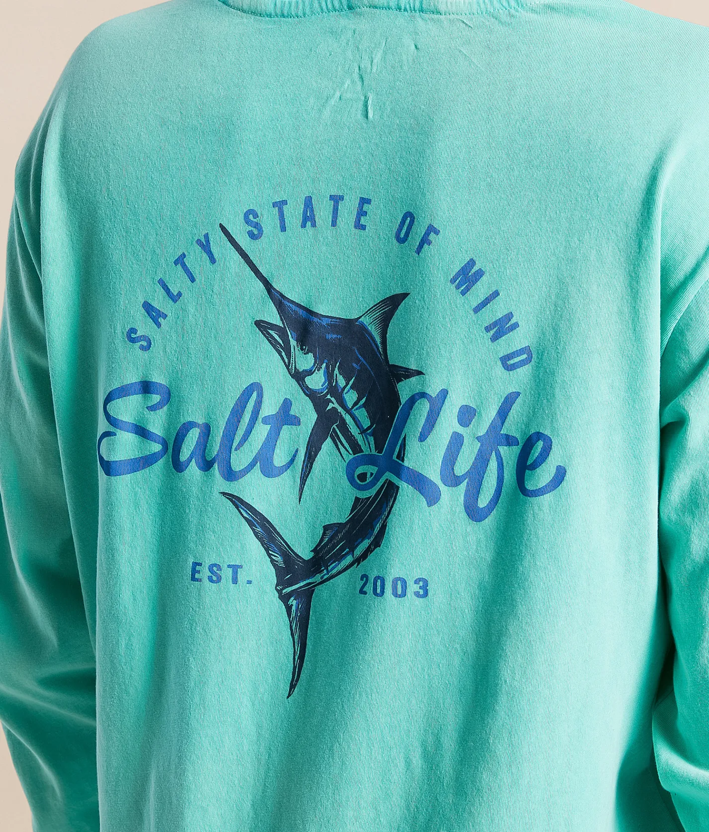 Tops | Salt Life Sea Challender Hoodie Pool Blue