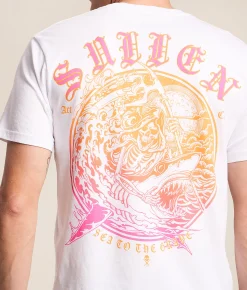 Sullen Sea Reaper T-Shirt White Outlet