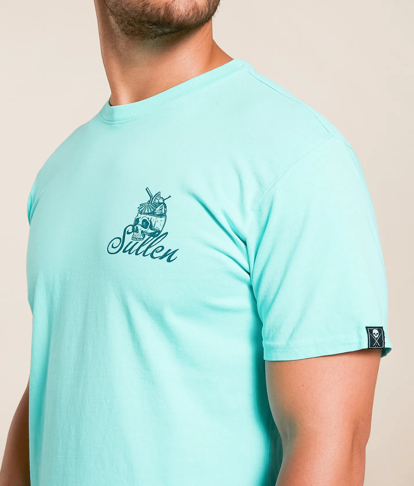 Sullen Secluded Beach T-Shirt Neon Pink New