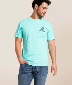 Sullen Secluded Beach T-Shirt Neon Pink New