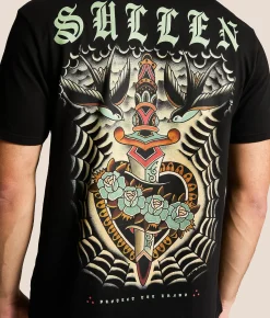 Sullen Second Death T-Shirt Jet Black Outlet