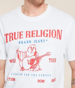 Graphic T-Shirts | True Religion Section Row Seat T-Shirt Optic White