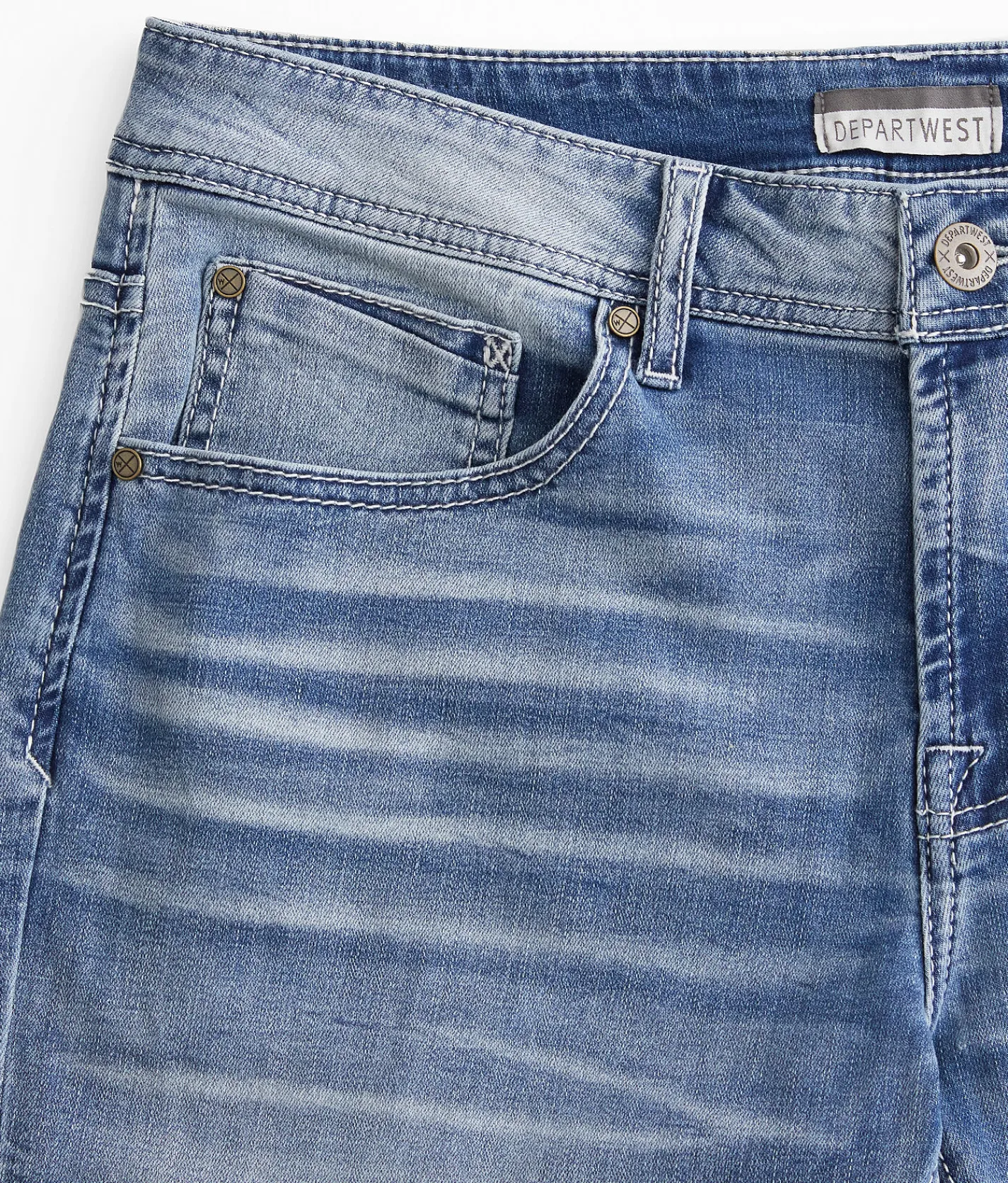 Sale Jeans|Bottoms | Departwest Seeker Straight Stretch Jean Toluca