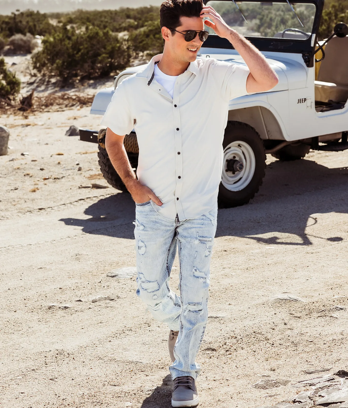 Jeans | Departwest Seeker Straight Stretch Jean Mocho
