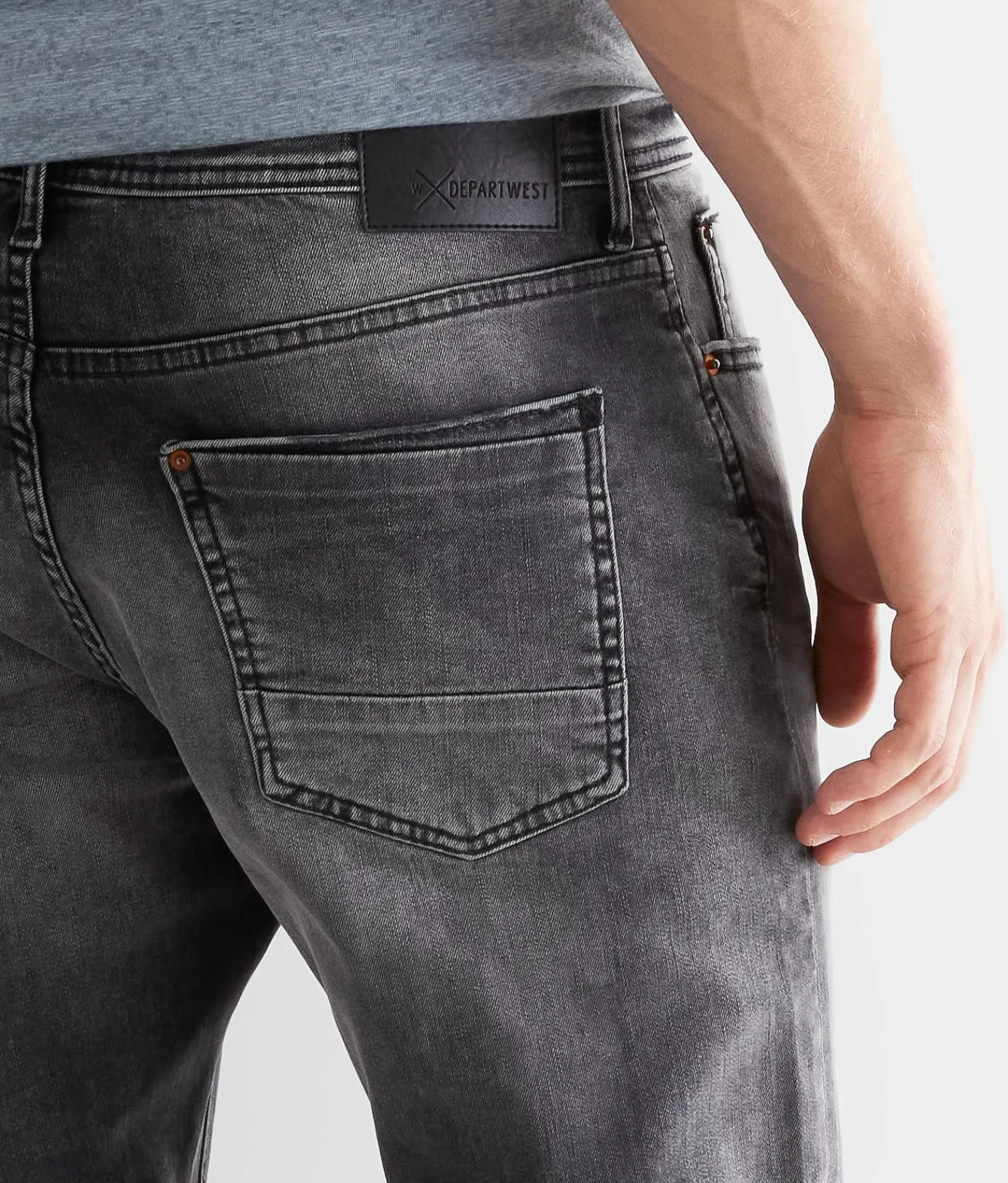 Departwest Seeker Taper Stretch Jean Washed Black Best