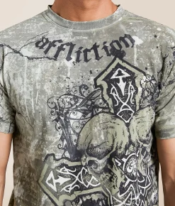 Graphic T-Shirts | Affliction Seeker T-Shirt Abbey Stone