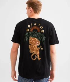 Brixton Seeks T-Shirt Black New