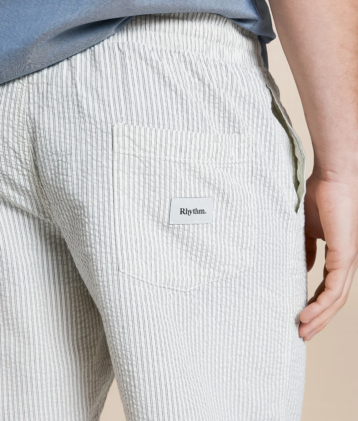 Rhythm Seersucker Jam Short Natural Online