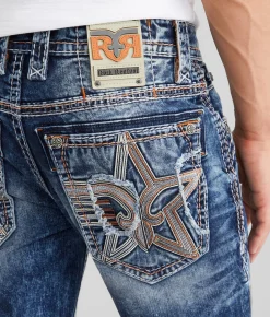 Rock Revival Selwyn Slim Taper Stretch Jean Selwyn SA203 Clearance