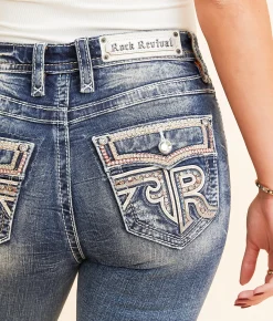 Jeans|Bottoms | Rock Revival Semah Curvy High Rise Boot Stretch Jean Semah HB207