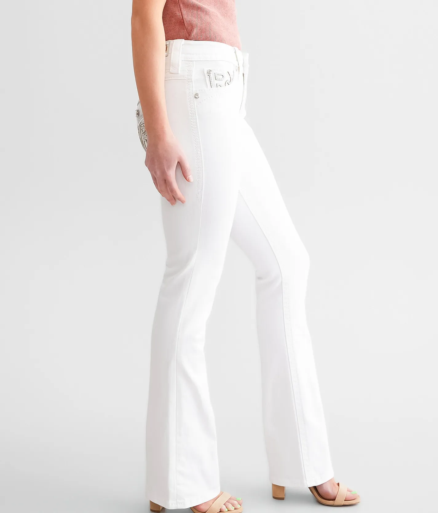 Jeans|Bottoms | Rock Revival Semah Mid-Rise Boot Stretch Jean Semah MB204