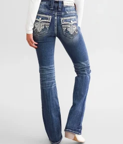 Jeans|Bottoms | Rock Revival Semah Mid-Rise Tailored Boot Stretch Jean Semah MT202