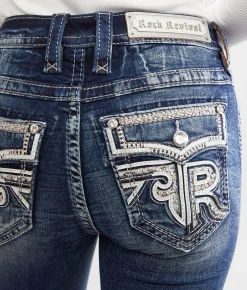 Jeans|Bottoms | Rock Revival Semah Mid-Rise Tailored Boot Stretch Jean Semah MT202