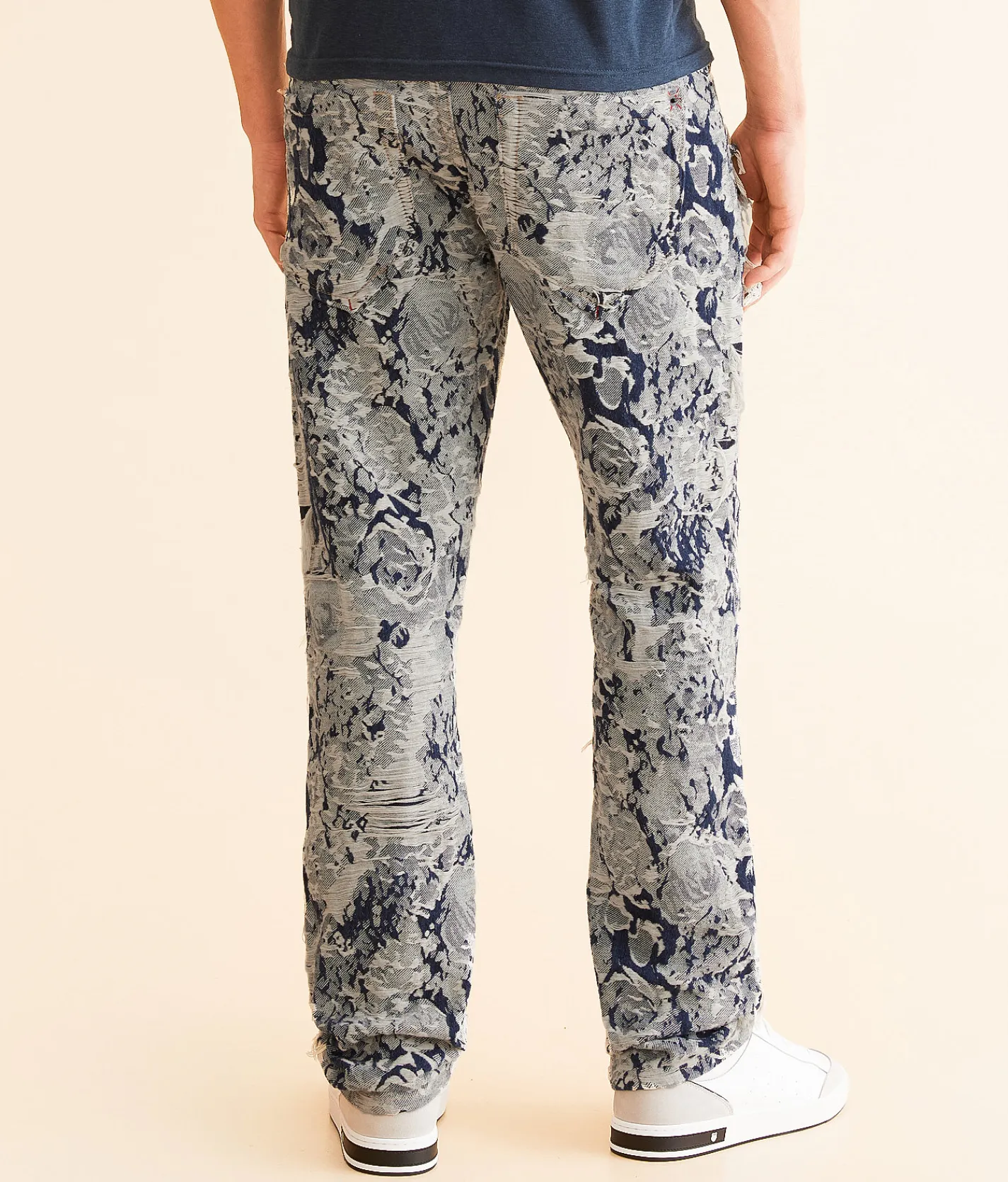Sale Jeans|Bottoms | rare element© Semi Stacked Straight Stretch Jean Indigo Denim Brocade