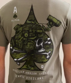 Graphic T-Shirts | Howitzer Semper Vigilans T-Shirt Moonmist