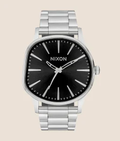 Accessories | Nixon Sentry Wobble Watch Silver Black Sunray