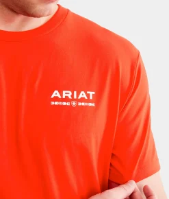 Ariat Serape Four Up T-Shirt Flame Scarlett Online